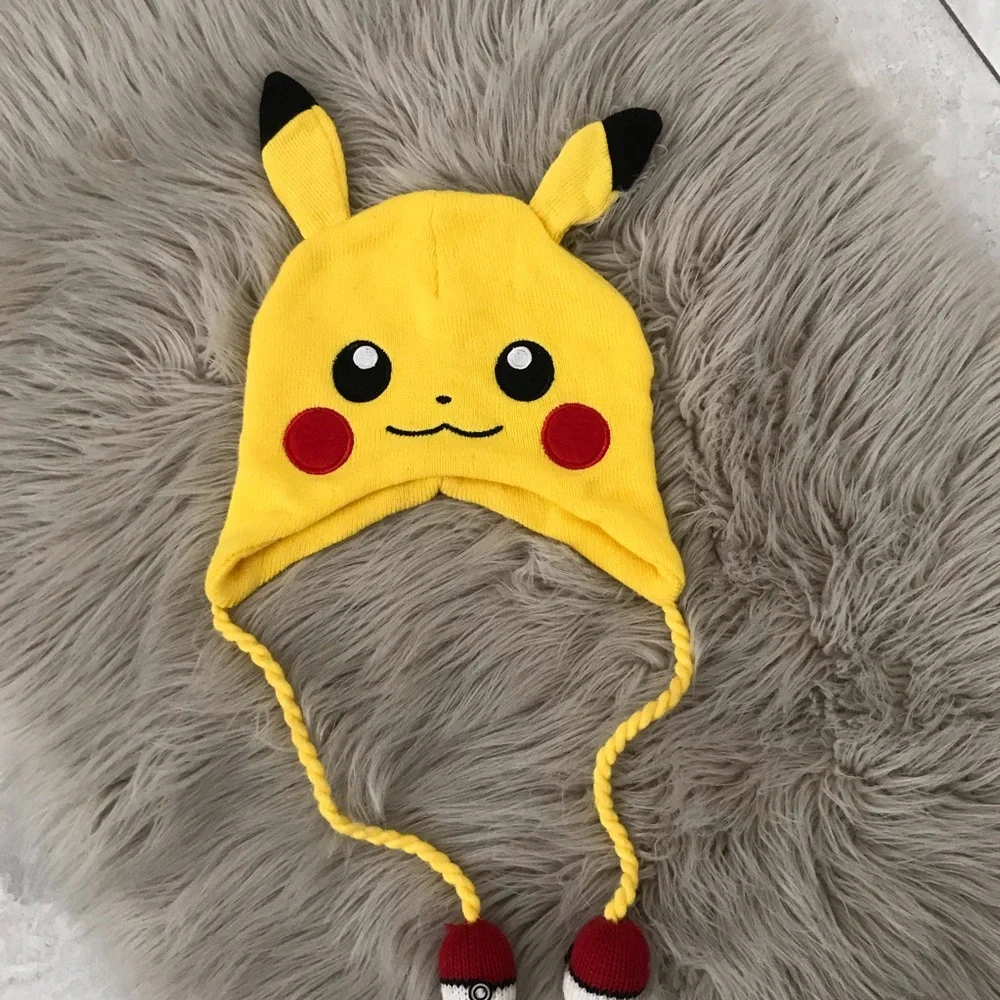 POKÉMON Pikachu Laplander Knit Yellow Hat  | OS